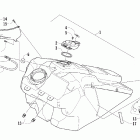 F8 EFI LXR Топливный бак