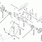 F1000 EFI SP Задняя подвеска , задний рычаг