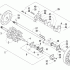 Bear Cat 570 Вал приводной трака и тормоза