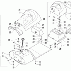 Bearcat 570 Топливный бак и сидение