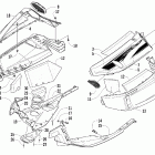 F1000 EFI LXR Поддон и обтекатели
