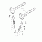 Bear Cat WT Распредвал и клапана