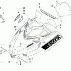 M8 EFI Капот и ветровое стекло (nightfire sno pro)
