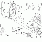 Z 370 Dropcase and chain tension assembly (lx)