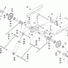 Crossfire 1000 EFI Задняя подвеска ,задний рычаг(sno pro)