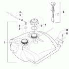 Bear Cat WT Топливный бак