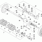 Bear Cat WT Вал приводной трака и тормоза