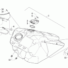 F1000 EFI LXR Топливный бак
