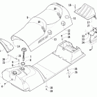 Panther 660 Touring Топливный бак ,сиденье и задний фонарь