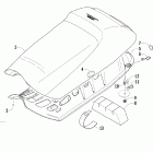 Crossfire 1000 EFI Монтаж сидения  (nightfire sno pro)