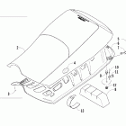 M8 EFI Монтаж сидения  (nightfire sno pro)