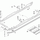 Bearcat 570 Рельс скольжения и гусеница