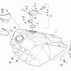 F1000 EFI SP Топливный бак