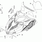 Crossfire 800 EFI Капот и ветровое стекло