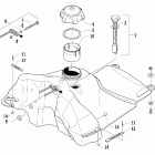 Crossfire 700 EFI SP Топливный бак