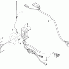 T660 Turbo Trail Radio and wiring assemblies (le)