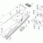 Crossfire 600 EFI Тоннель, задний бампер, задний фонарь