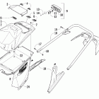 F1000 EFI SP Задний бампер, багажник и задний фонарь
