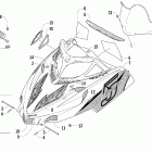 Crossfire 500 EFI Капот и ветровое стекло