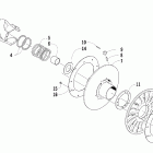Firecat 700 EFI SP Привод сцепления