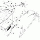 F5 EFI LXR Задний бампер, багажник и задний фонарь