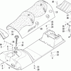 Panther 370 Топливный бак ,сиденье и задний фонарь