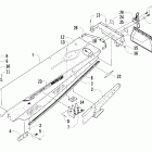 Bearcat 570 Туннель, задний бампер