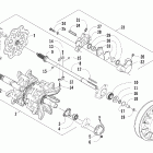 600 SP Modified Вал приводной трака и тормоза