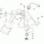 T660 Turbo Touring Console and switch assembly (international)