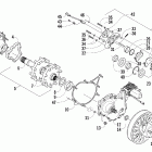 Crossfire 500 EFI Вал привода трака