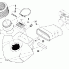 Crossfire 500 EFI Глушитель впуска