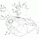 F6 EFI LXR Топливный бак