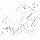Crossfire 800 EFI Сидение (sno pro)