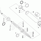 M1000 EFI Rear suspension rear arm shock absorber (162)