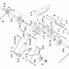 600 SP Modified Задняя подвеска , задний рычаг