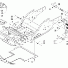 Z 370 Передняя рама и подножки