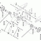 F6 EFI LXR Задняя подвеска , задний рычаг
