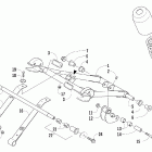 Jaguar Z1 Rear suspension front arm assembly (international black)