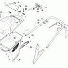 F6 EFI LXR Задний бампер, багажник и задний фонарь