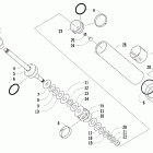 M1000 EFI Задняя подвеска ,задний амортизатор (sno pro)