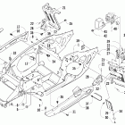 Crossfire 800 EFI Передняя рама и подножки