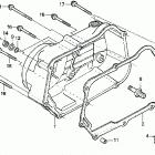 TRX90 Крышка картера правая