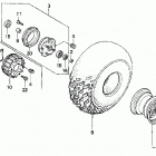 TRX300 Переднее колесо