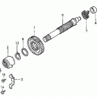 TRX300 Кик стартер