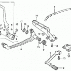 TRX300 Подножки