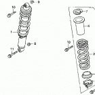 TRX300EX Передние аммортизаторы
