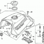 TRX300 Топливный бак