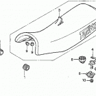 TRX300EX Сидение