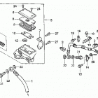 TRX300FW Главный тормозной цилиндр перед.