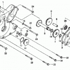 TRX300 Left crankcase cover (1)